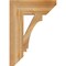 Ekena Millwork Imperial Slat Rough Sawn Bracket, Western Red Cedar, 6"W x 20"D x 28"H BKT06X20X28IMP06RWR - alternate 3